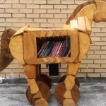 Trojan Horse Little Free Library in New Orleans!